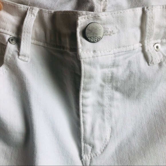 Gap White Cropped Ankle Skimmers - Picture 7 of 12